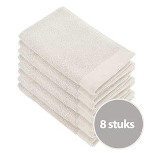 Walra Soft Cotton Gastendoekjes 30x50 cm 550gram Stone Grey - 8 stuks