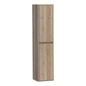 Saniclass Nexxt 160 Badkamerkast - 160x35x35cm - 2 links/rechtsdraaiende deuren - hout - Vintage oak 7007VOG
