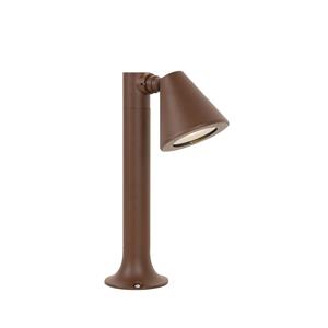 QAZQA staande Buitenlamp ciara - Roestbruin - Modern - L 10cm