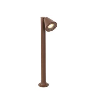 QAZQA staande Buitenlamp ciara - Roestbruin - Modern - L 10cm