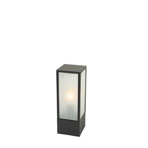 QAZQA staande Buitenlamp charlois - Zwart - Modern - L 14cm