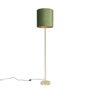 QAZQA Vloerlamp simplo - Groen - Modern - D 400mm