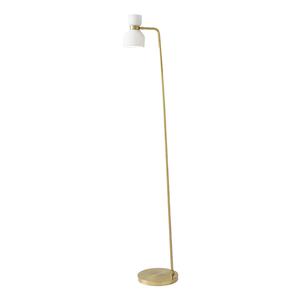 miloox by Sforzin Vloerlamp Fifty messing geborsteld