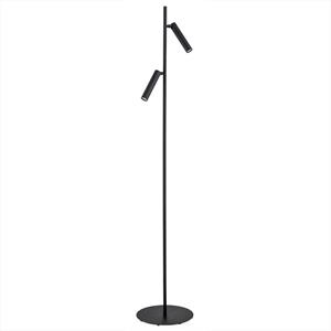 Argon Vloerlamp Torre, 2-lamps, zwart