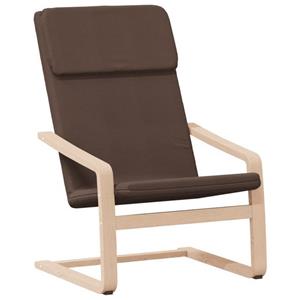 vidaXL Sessel Relaxsessel Dunkelbraun Stoff (1-St)