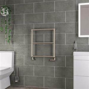 Eastbrook Stour handdoekradiator 60x70cm 177W messing geborsteld