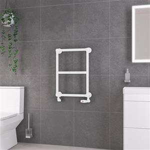 Eastbrook Stour handdoekradiator 50x70cm 221W wit mat