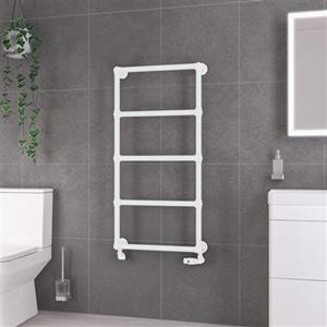 Eastbrook Stour handdoekradiator 60x120cm 386W wit mat