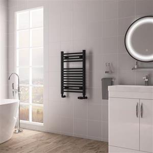 Eastbrook Biava multirail handdoekradiator 45x70cm 344W zwart mat