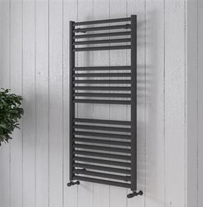 Eastbrook Velor handdoekradiator 60x120cm aluminium 838W antraciet