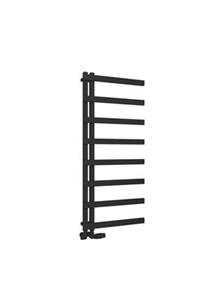 Eastbrook Platani handdoekradiator 50x115cm 467W zwart mat
