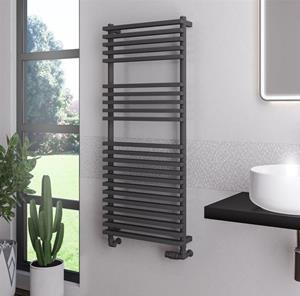 Eastbrook Rowsham handdoekradiator 50x80cm 581W antraciet