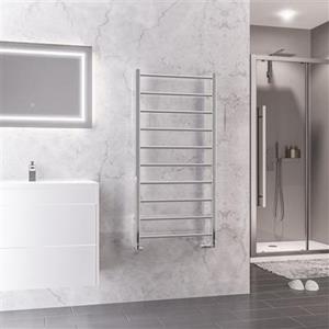 Eastbrook Tuscan Round handdoekradiator 60x120cm 350W chroom