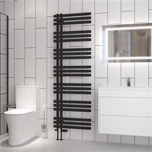 Eastbrook Hurley handdoekradiator 60x180cm 913W zwart mat