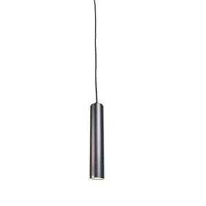 QAZQA Smart Design Hängelampe schwarz inkl. WiFi GU10 Lichtquelle - Tuba Small