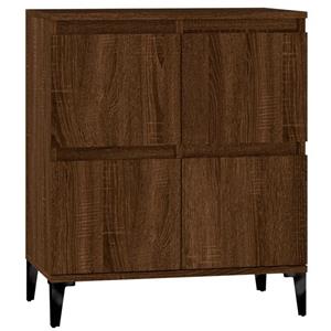 VidaXL Dressoir 60x35x70 cm bewerkt hout bruineikenkleurig