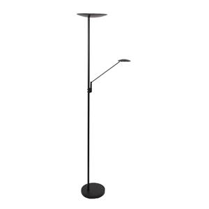 Steinhauer Daphne Vloerlamp met leesarm LED zwart dimbaar - Design - 2 jaar garantie