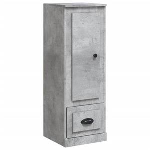 vidaXL Hoge kast 36x35,5x103,5 cm bewerkt hout betongrijs