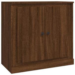 VidaXL Dressoir 70x35,5x67,5 cm bewerkt hout bruineikenkleurig