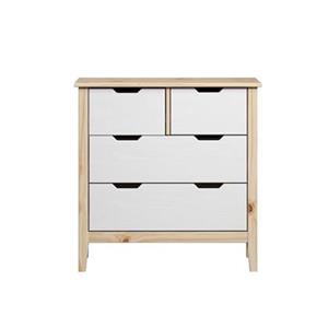 ebuy24 Kommode Latera Kommode 2, 2 Schubladen weiß.