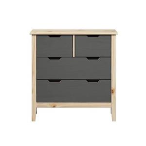 ebuy24 Kommode Latera Kommode 2, 2 Schubladen grau.