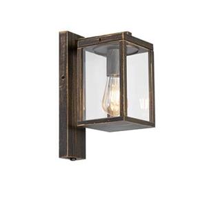 QAZQA Sensorlamp charlois - Goud|messing - Industrieel - L 14cm