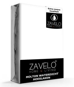 Zavelo Katoen Molton Waterdicht PU Hoeslaken-1-persoons (80x200 cm)