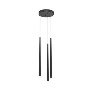 Maytoni LED Pendelleuchte Cascade in Schwarz 3x 6,33W 1399,98lm 3-flammig