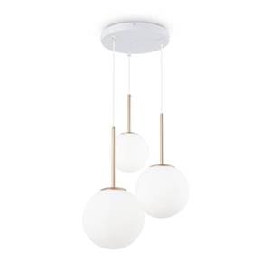 maytonilighting Maytoni Lighting - Maytoni Basic form Maytoni Basic Form Moderne 3-flammige Cluster-Pendel-Deckenleuchte Gold E14
