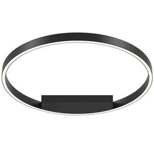 maytonilighting Maytoni Rim Modernes integriertes LED-Halbunterputzlicht Schwarz, 60 cm, 4000 k