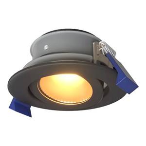 HOFTRONIC™ Lima LED inbouwspot - Kantelbaar - 2700K - Warm wit - IP65 waterdicht en stofdicht - Buiten - Badkamer - GU10 verwisselbare lichtbron - 5 Watt - Veiligheidsglas - Zwart - 3 jaar garan