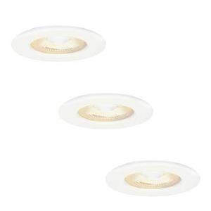 HOFTRONIC 3x Nola - LED Inbouwspots Badkamer IP65 Wit