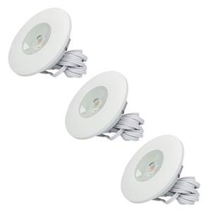 HOFTRONIC 3x Pavo - LED Inbouwspots Badkamer IP44 Wit