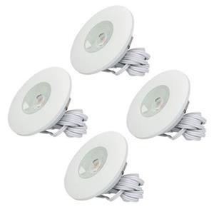 HOFTRONIC 4x Pavo - LED Inbouwspots Badkamer IP44 Wit