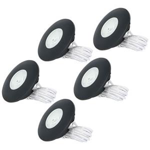 HOFTRONIC 5x Pavo - LED Inbouwspots Badkamer IP44 Zwart