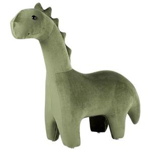 Beliani BRONTOSAUR Hocker Groen