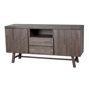 Rowico Home Brooklyn houten dressoir donker eiken - 160 x 80 cm