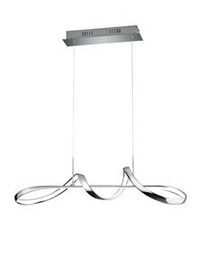 Trio international Led hanglamp Perugia chroom R37091106