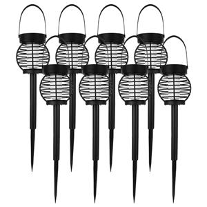 LedstripKoning Solarlamp palermo met warm wit licht - tafellamp, priklamp en hanglamp in 1 - set van 8solarlamp palermo met warm wit licht - tafellamp, priklamp en hanglamp in 1 - set van 8