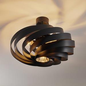 Euluna Plafondlamp Vento zwart Ø 60 cm