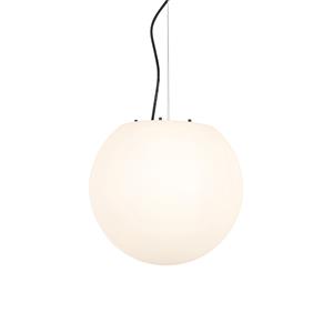 Qazqa Moderne Buiten Hanglamp Wit 35 Cm Ip65 - Nura