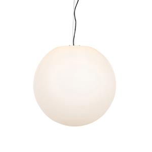 Qazqa Moderne Buiten Hanglamp Wit 56 Cm Ip65 - Nura