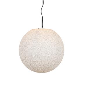 Qazqa Moderne Buiten Hanglamp Grijs 56 Cm Ip65 - Nura