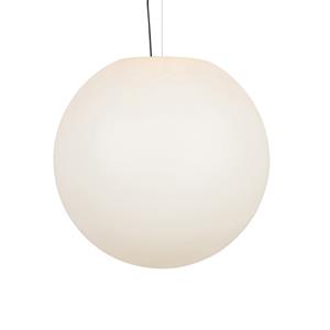 Qazqa Moderne Buiten Hanglamp Wit 77 Cm Ip65 - Nura