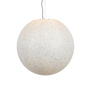 Qazqa Moderne Buiten Hanglamp Grijs 77 Cm Ip65 - Nura