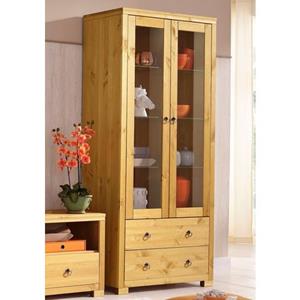 Home affaire Vitrine Gotland, Höhe 178 cm, mit Glastüren