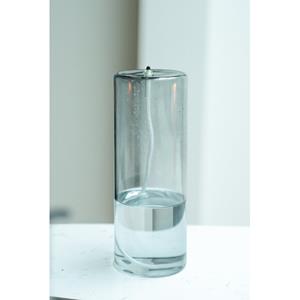 Wellmark olielamp - 19.5x7.5cm - gerecycled glas grey 8720828222478