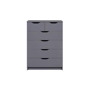 Sideboard ¦ grau ¦ Maße (cm): B: 81,5 H: 111,9  - Möbel Kraft