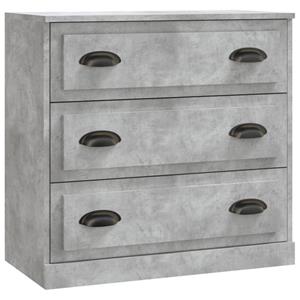 VidaXL Dressoir 70x35,5x67,5 cm bewerkt hout betongrijs