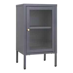 Ebuy24 - Dalby Vitrinenschrank 1 Glastür grau. - Grau